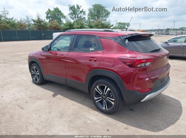 KL79MPSP8SB033900 2025 CHEVROLET TRAILBLAZER Темно-бордовый Задняя левая четверть