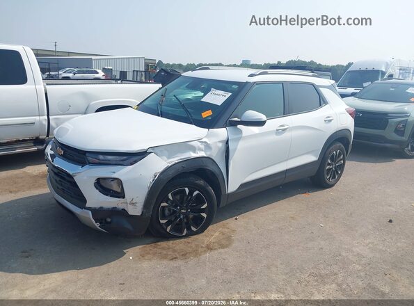 KL79MRSL0PB113675 2023 CHEVROLET TRAILBLAZER White Vista tres cuartos delantera izquierda