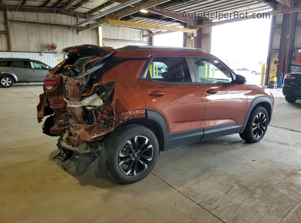 KL79MRSL1MB108609 2021 CHEVROLET TRAILBLAZER Оранжевый Задняя правая четверть