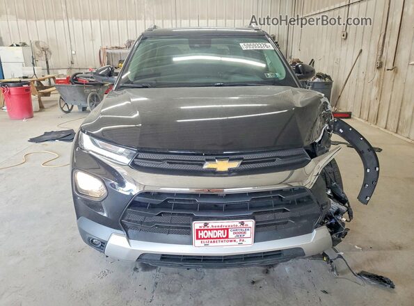 KL79MRSL1NB122267 2022 CHEVROLET TRAILBLAZER Black Widok z przodu
