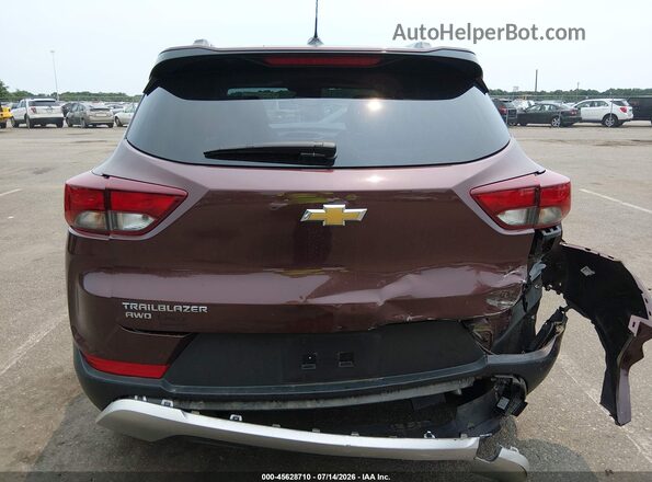 KL79MRSL1PB143333 2023 CHEVROLET TRAILBLAZER Темно-бордовый 