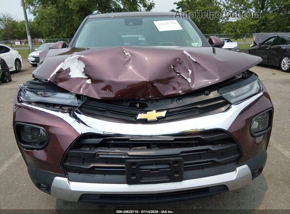 KL79MRSL1PB143333 2023 CHEVROLET TRAILBLAZER Темно-бордовый Вид щитка приборов