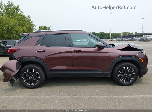 KL79MRSL1PB143333 2023 CHEVROLET TRAILBLAZER Темно-бордовый Вид задней части салона