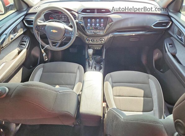 KL79MRSL1PB173500 2023 CHEVROLET TRAILBLAZER Burgundy წინა პანელის ხედი