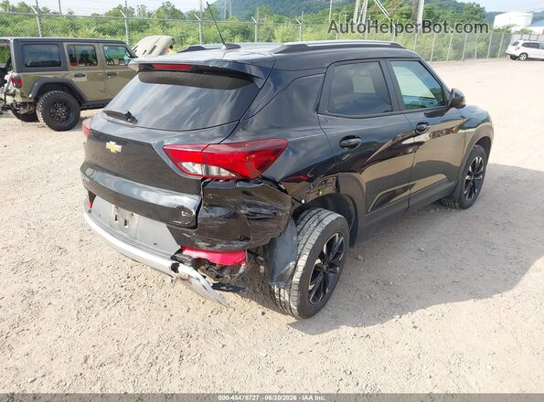KL79MRSL2MB100552 2021 CHEVROLET TRAILBLAZER Черный Задняя правая четверть