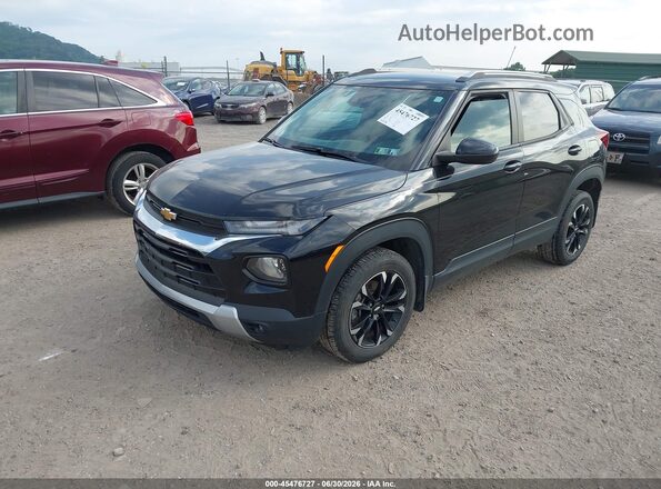 KL79MRSL2MB100552 2021 CHEVROLET TRAILBLAZER Черный Передняя левая четверть
