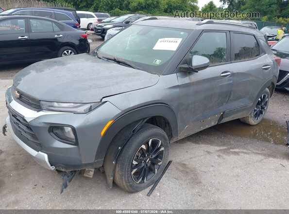 KL79MRSL2NB040046 2022 CHEVROLET TRAILBLAZER Gray Front left