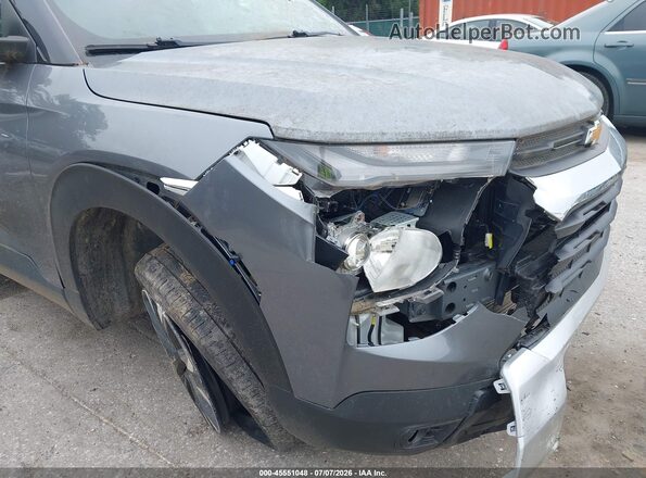 KL79MRSL2NB040046 2022 CHEVROLET TRAILBLAZER Gray Front view