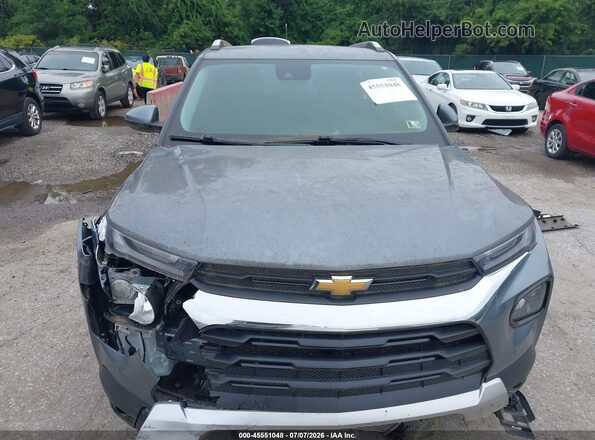 KL79MRSL2NB040046 2022 CHEVROLET TRAILBLAZER Gray Dashboard view