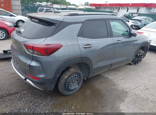 KL79MRSL2NB040046 2022 CHEVROLET TRAILBLAZER Gray Rear right
