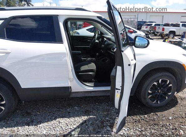 KL79MRSL3NB120410 2022 CHEVROLET TRAILBLAZER White Widok wnętrza z przodu