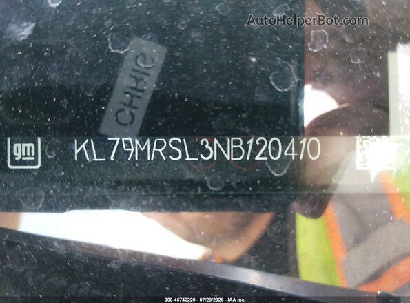 KL79MRSL3NB120410 2022 CHEVROLET TRAILBLAZER White Widok komory silnika