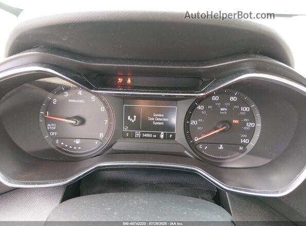 KL79MRSL3NB120410 2022 CHEVROLET TRAILBLAZER White Widok tylnych siedzeń