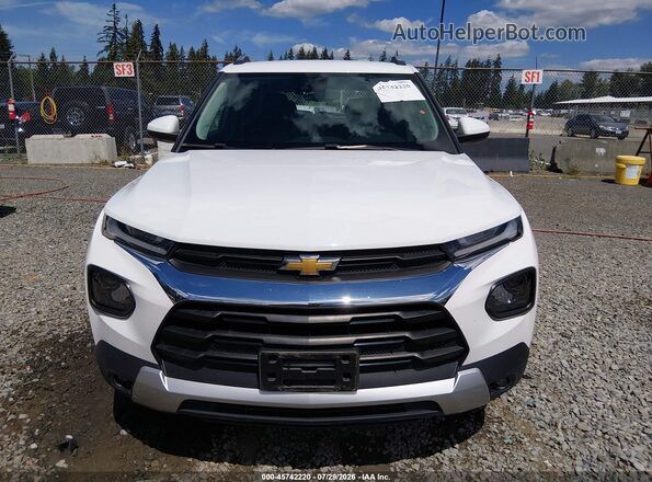 KL79MRSL3NB120410 2022 CHEVROLET TRAILBLAZER White Widok zestawu wskaźników