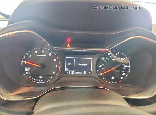 KL79MRSL3PB193764 2023 CHEVROLET TRAILBLAZER White ხელსაწყოთა პანელის ხედი