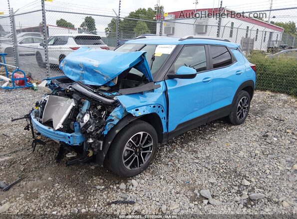 KL79MRSL3RB035766 2024 CHEVROLET TRAILBLAZER Blue Vista tres cuartos delantera izquierda