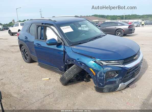 KL79MRSL4MB020668 2021 CHEVROLET TRAILBLAZER Синий Вид спереди