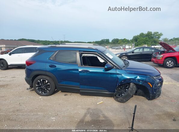 KL79MRSL4MB020668 2021 CHEVROLET TRAILBLAZER Синий Вид задней части салона