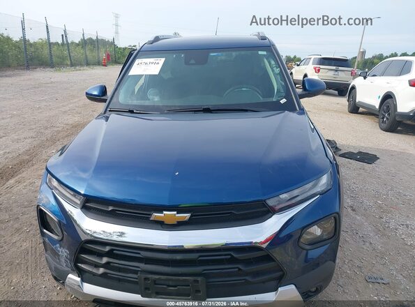 KL79MRSL4MB020668 2021 CHEVROLET TRAILBLAZER Синий Вид щитка приборов