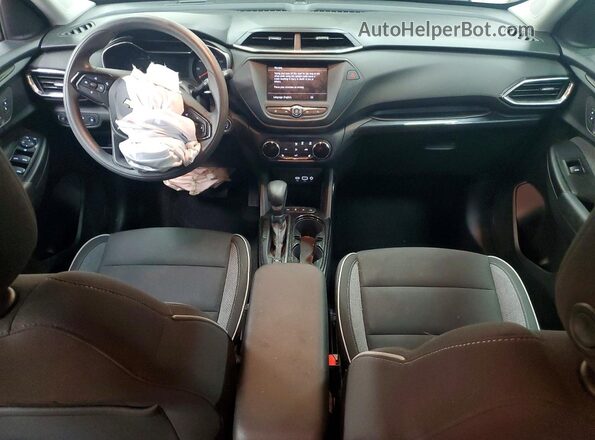 KL79MRSL5NB025878 2022 CHEVROLET TRAILBLAZER Белый Вид панели приборов