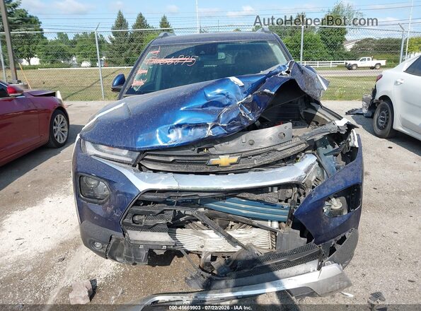KL79MRSL5PB120640 2023 CHEVROLET TRAILBLAZER Blue Вид щитка приладів
