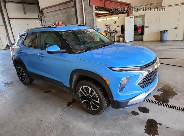 KL79MRSL5RB081020 2024 CHEVROLET TRAILBLAZER Blue Front right