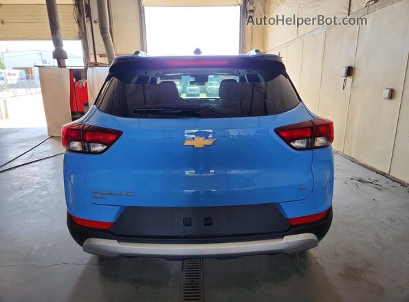 KL79MRSL5RB081020 2024 CHEVROLET TRAILBLAZER Blue Rear view
