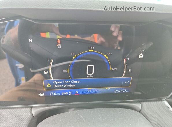 KL79MRSL5RB081020 2024 CHEVROLET TRAILBLAZER Blue Instrument cluster view