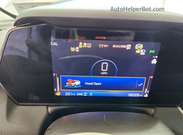 KL79MRSL5RB180162 2024 CHEVROLET TRAILBLAZER Gray Սարքավորումների վահանակի տեսք