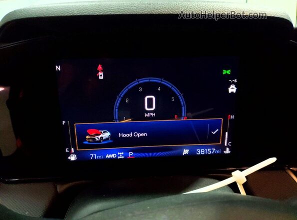 KL79MRSL5RB215489 2024 CHEVROLET TRAILBLAZER Gray Вид щитка приладів