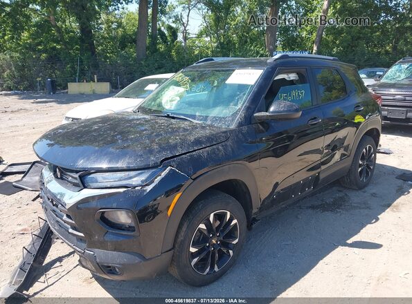 KL79MRSL6MB008859 2021 CHEVROLET TRAILBLAZER Black Передня ліва чверть
