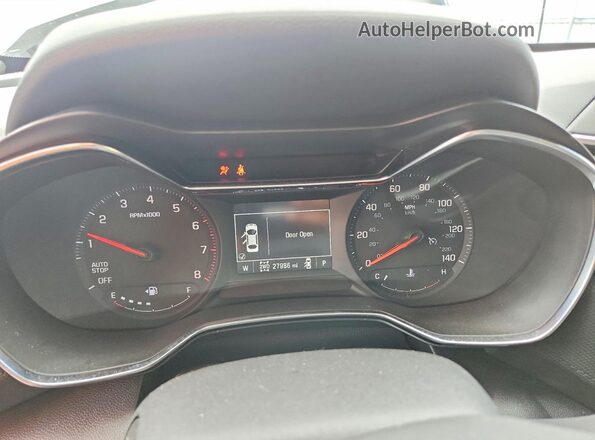 KL79MRSL6PB175937 2023 CHEVROLET TRAILBLAZER White Вид щитка приладів