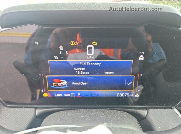 KL79MRSL6SB043429 2025 CHEVROLET TRAILBLAZER Красный Вид щитка приборов