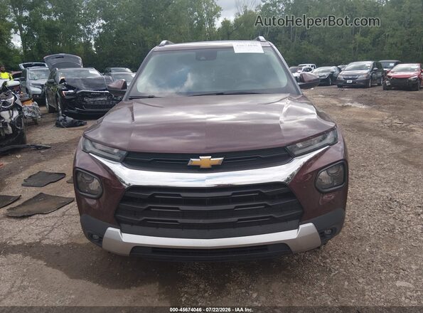 KL79MRSL7NB123293 2022 CHEVROLET TRAILBLAZER Purple Widok zestawu wskaźników