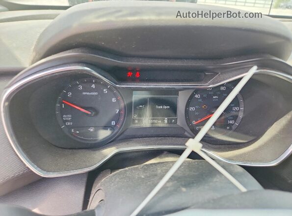 KL79MRSL7PB144714 2023 CHEVROLET TRAILBLAZER White Սարքավորումների վահանակի տեսք