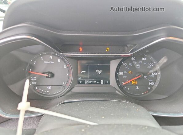 KL79MRSL7PB204779 2023 CHEVROLET TRAILBLAZER White Instrument cluster view