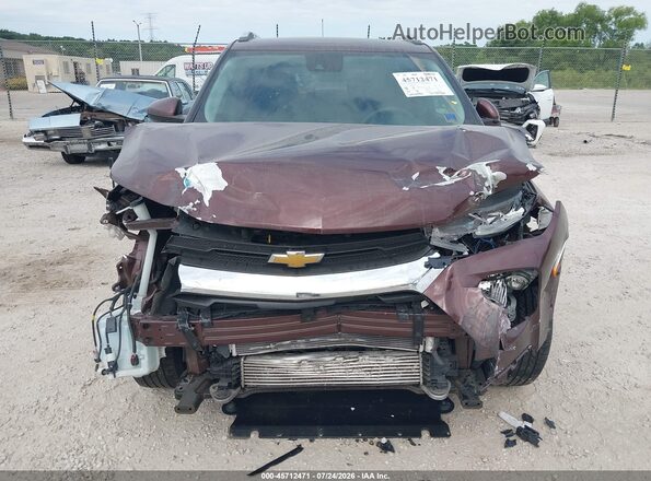 KL79MRSL8NB036213 2022 CHEVROLET TRAILBLAZER Burgundy Դիմացի տեսք