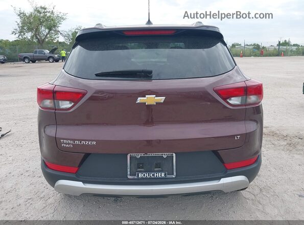 KL79MRSL8NB036213 2022 CHEVROLET TRAILBLAZER Burgundy 