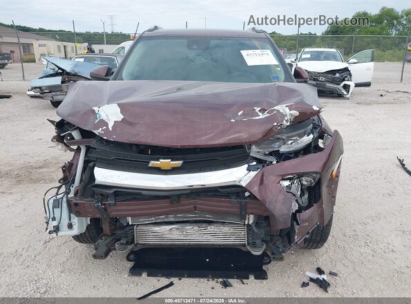 KL79MRSL8NB036213 2022 CHEVROLET TRAILBLAZER Burgundy Սալոնի հետևի տեսք
