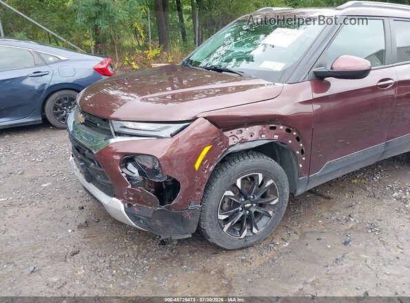 KL79MRSL8PB109843 2023 CHEVROLET TRAILBLAZER Burgundy წინა ხედი