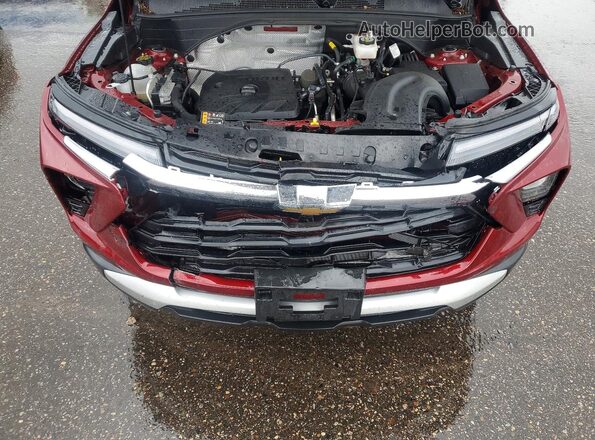 KL79MRSL8RB215356 2024 CHEVROLET TRAILBLAZER Темно-бордовый Вид подкапотного пространства