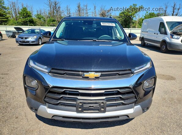 KL79MRSL9MB097178 2021 CHEVROLET TRAILBLAZER Black Front view