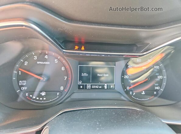KL79MRSL9MB097178 2021 CHEVROLET TRAILBLAZER Black Instrument cluster view