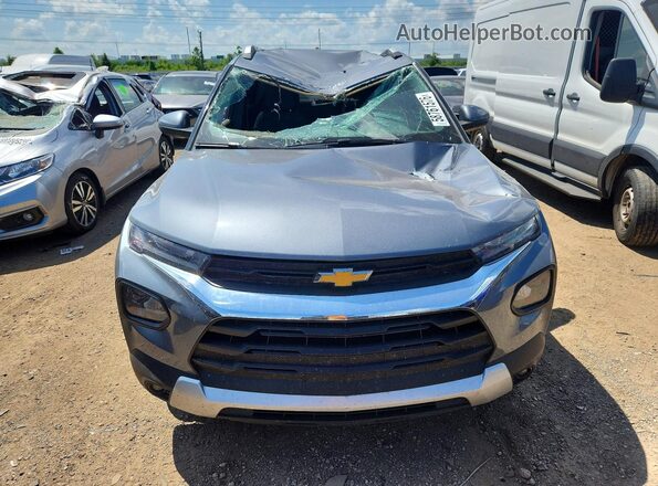 KL79MRSL9NB034292 2022 CHEVROLET TRAILBLAZER Gray Вид спереду