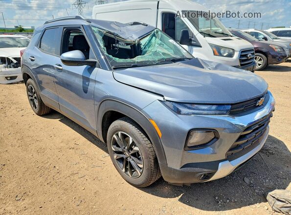 KL79MRSL9NB034292 2022 CHEVROLET TRAILBLAZER Gray Передня права чверть