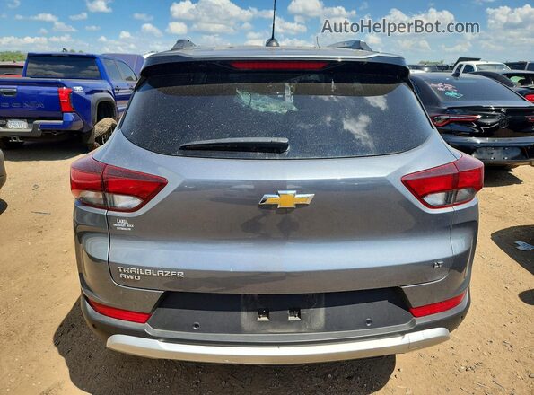 KL79MRSL9NB034292 2022 CHEVROLET TRAILBLAZER Gray Вид ззаду