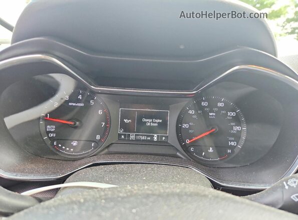 KL79MRSL9PB068297 2023 CHEVROLET TRAILBLAZER Черный Вид щитка приборов
