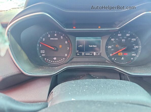 KL79MRSLXNB105368 2022 CHEVROLET TRAILBLAZER Black Widok zestawu wskaźników