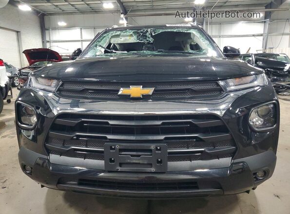 KL79MRSLXNB105368 2022 CHEVROLET TRAILBLAZER Black Widok z przodu