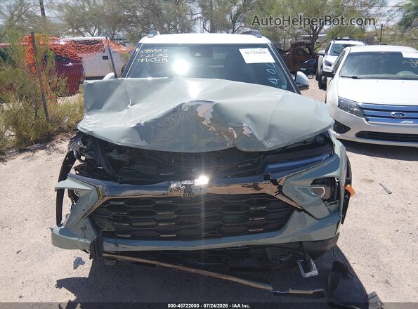 KL79MSSL2SB040096 2025 CHEVROLET TRAILBLAZER Green Առջևի վահանակի տեսք